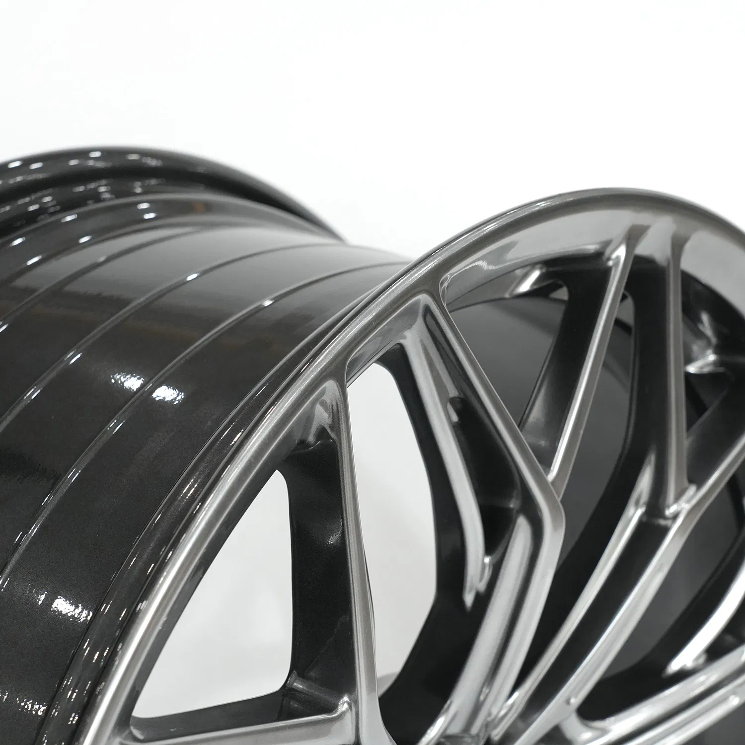 Premium High Strength Forged Aluminum Alloy Wheel Suspended Multi Spoke Design