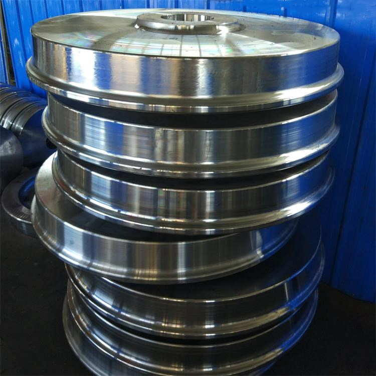 Durable Forged Industrial Steel Crane Rail Wheels Travelling Train Wheel Railway Wheel