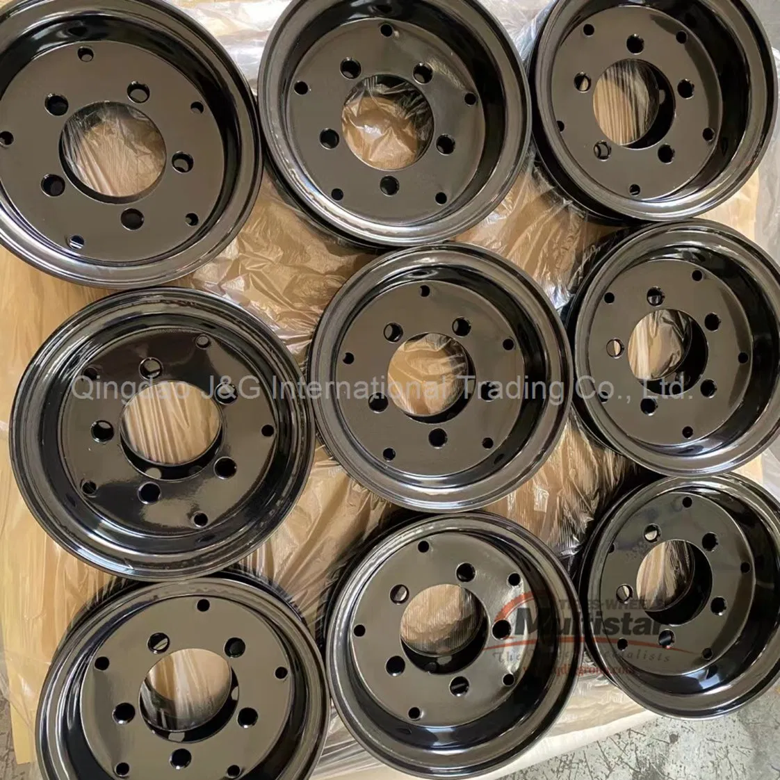Industrial Split Steel Rim Wheels for Forklift Skid Steer Wheel Rims 4.50e-12 5.00s-12 6.50f-12 8.00g-12