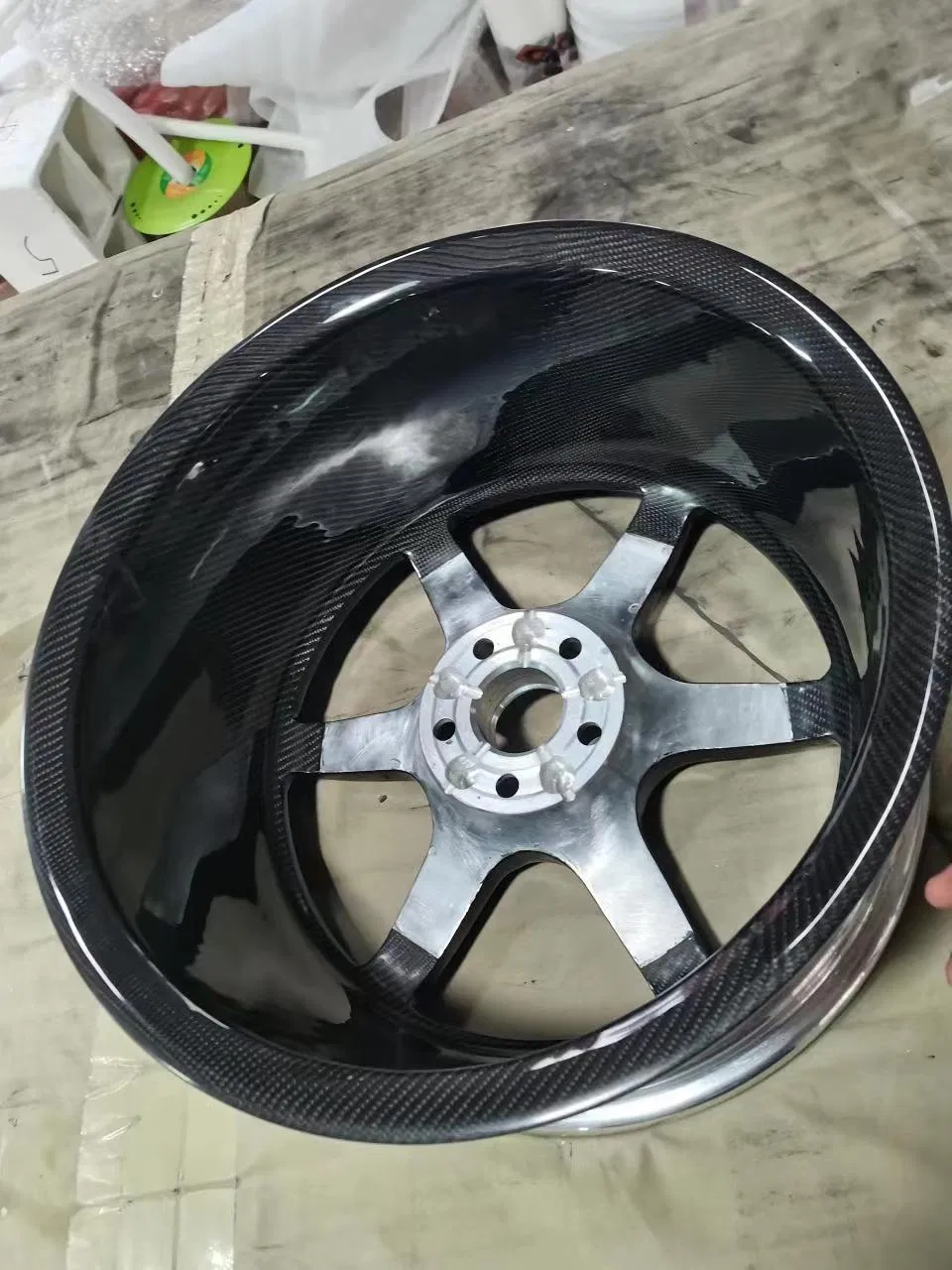 Coated Carbon Fiber Forged Aluminium Alloy Wheels, Car Rims