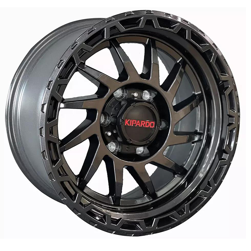 Kipardo 17X9 6X139.7 5X127 17 Inch Newes Design Load Rating 1250kgs Flow Forming Wheels 4X4 off-Road Truck Alloy Wheels
