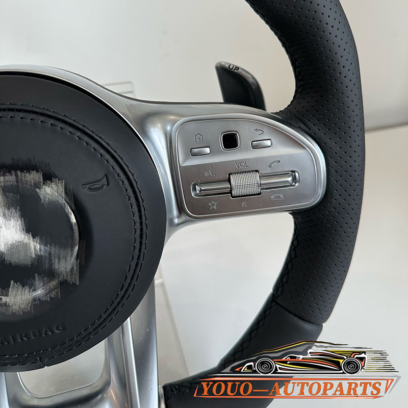 Customized Racing Style Steering Wheel Carbon Fiber Leather for Mercedes G-Class Cla Gla Amg Modification OEM/ODM