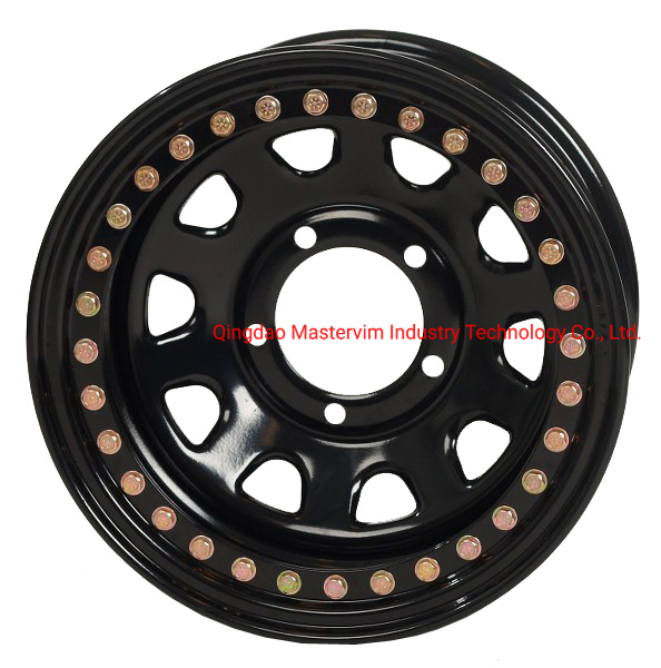 4X4 Modular Type Car Steel Wheels with Beadlock Ring