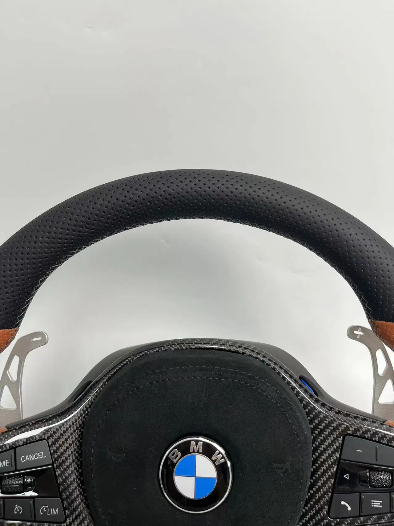 Carbon Fiber Steering Wheel Detail 4