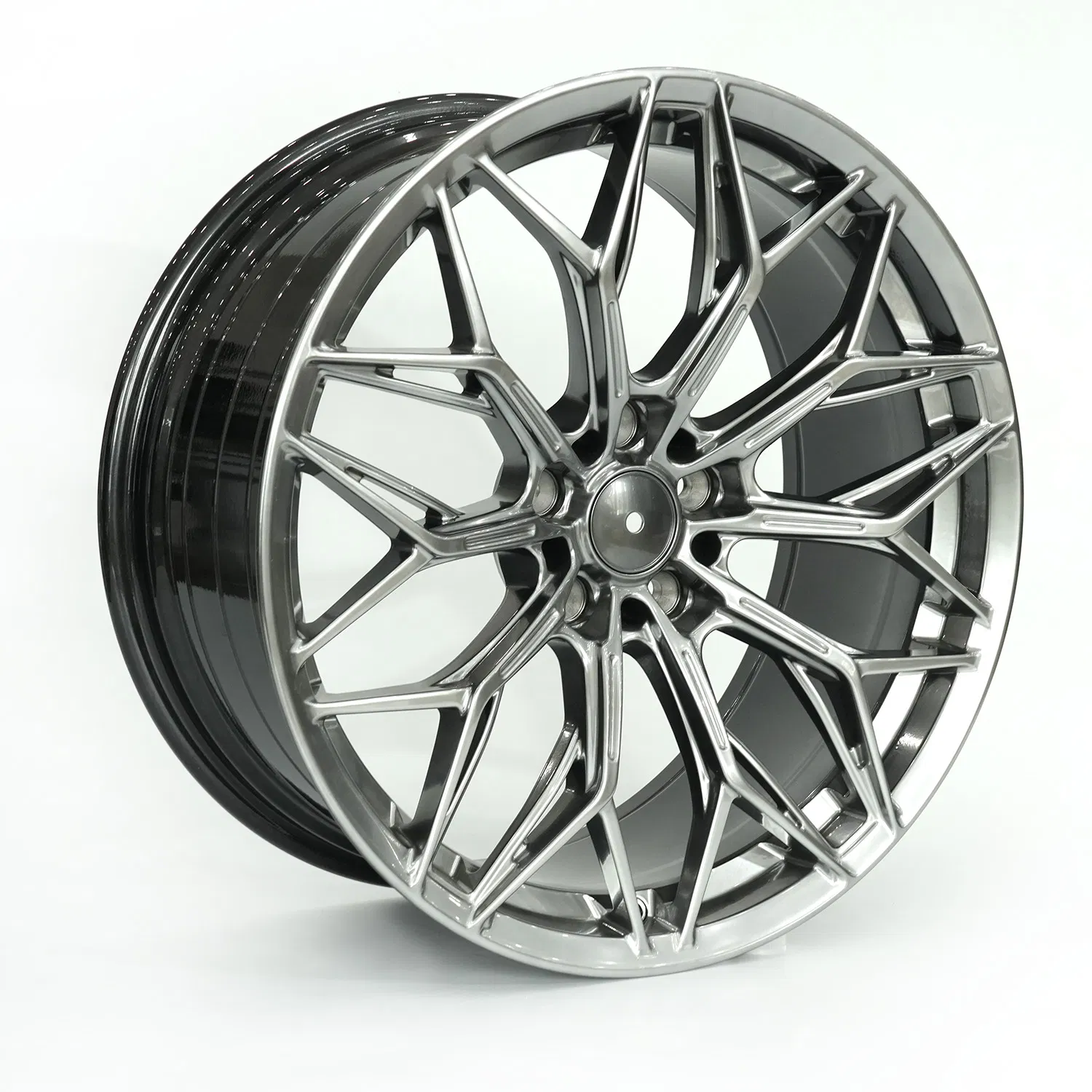 Premium High Strength Forged Aluminum Alloy Wheel Suspended Multi Spoke Design