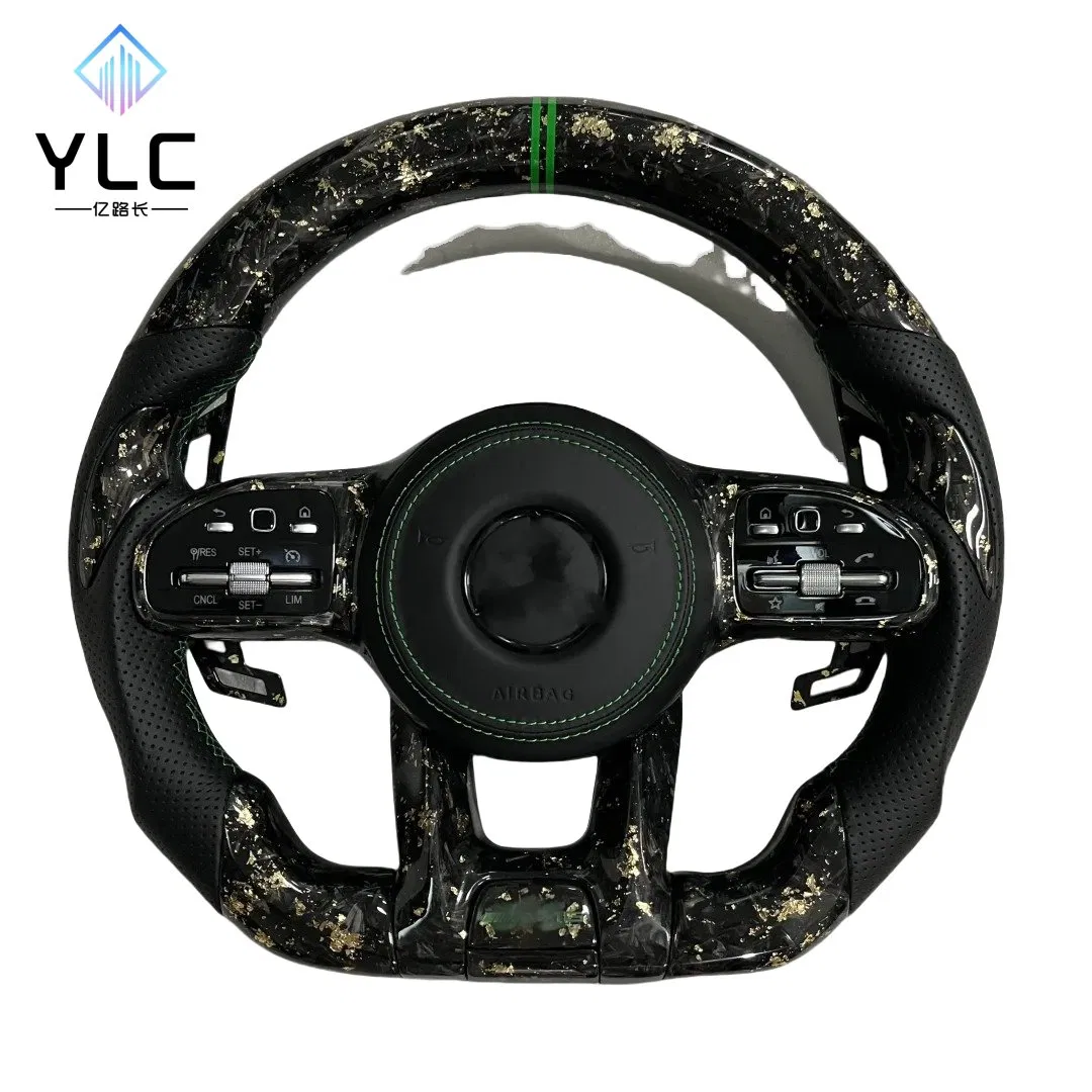 Custom Amg Sports Carbon Fiber Steering Wheel Fit for Mercedes-Benz Models W212 W213 W205 W247 W463 W253 W166 W204