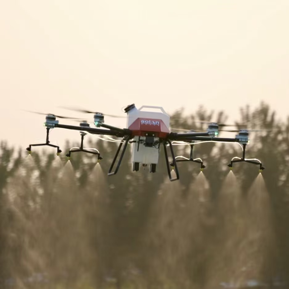 Buy AL6-30 6-Rotor Agricultural Spraying Drone with Helicopter-Grade Engine Factory, Product