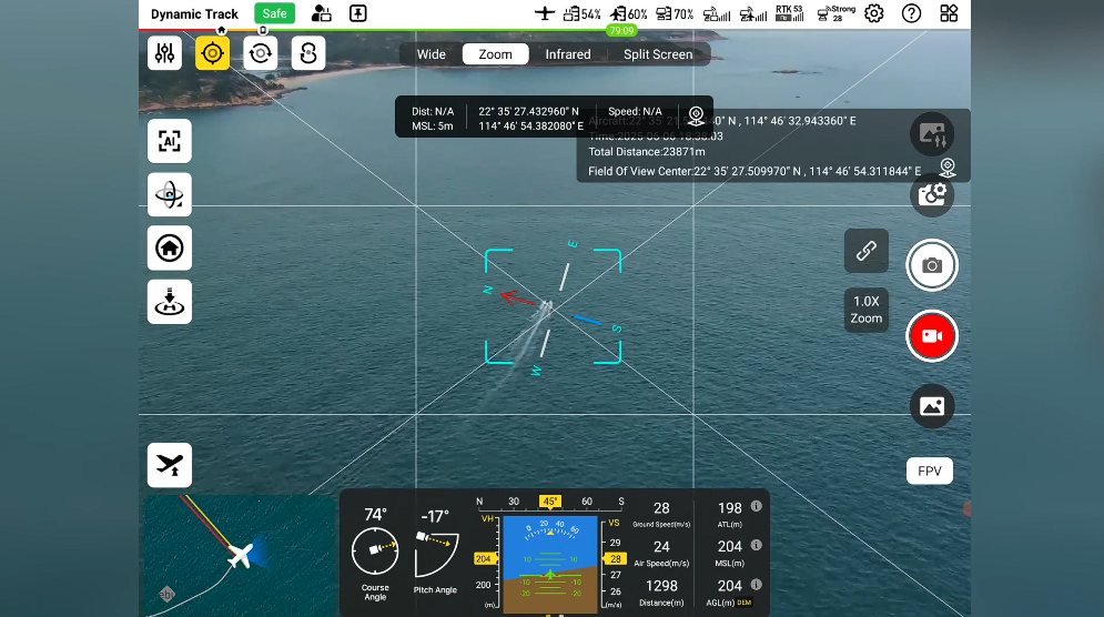 Target Tracking Interface