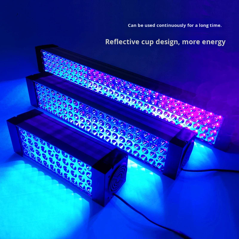 Raylights LED Portable UV Curing Lamp Ultraviolet Shadowless Glue Printing Plate Ink Green Oil Exposure 110V/220V