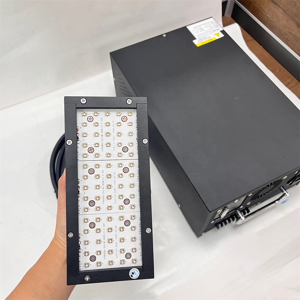 Fan Cooled Uv Led Curing System Surface Light Source Curing Lamp 200W LED Ultraviolet Lamps for UV Glue Ink Paint Resin Dry