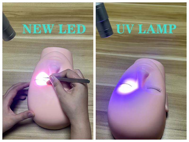 UV Eyelash System Set LED Lamp , CE RoHS REACH, OEM Private Label for Salons Curing Glue