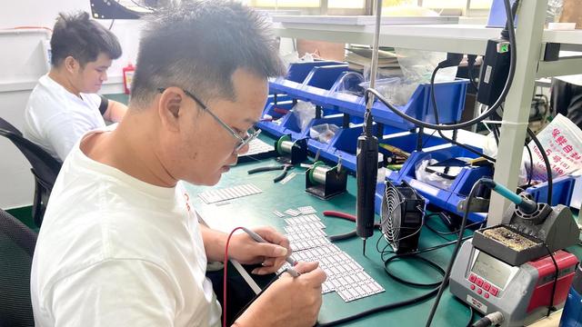 UV LED product quality inspection and testing laboratory at LumiCure factory