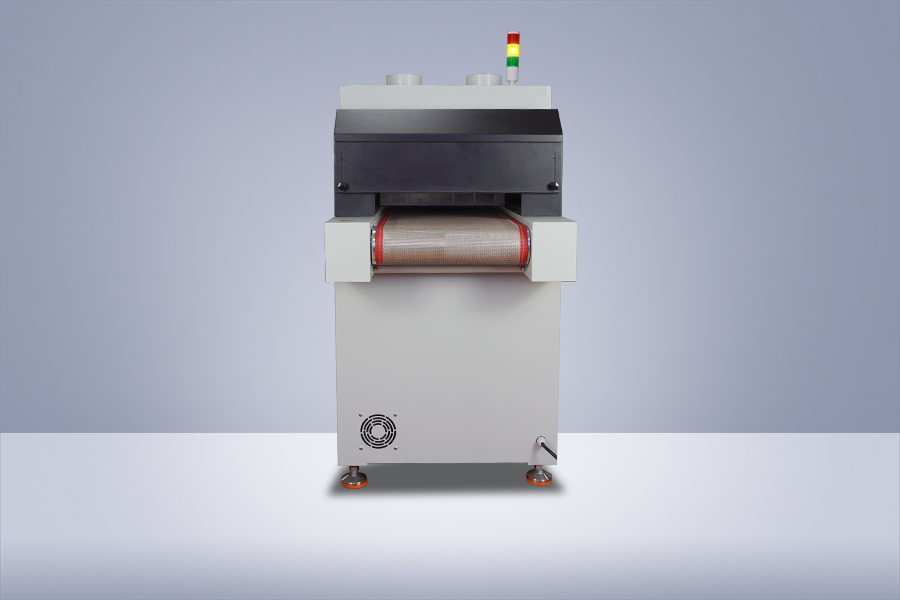 UV LED Cure Machine with Conveyor Belt Optical Glass Bonding Positioning Laminate Composite Bonding Sealing Coating of Edge