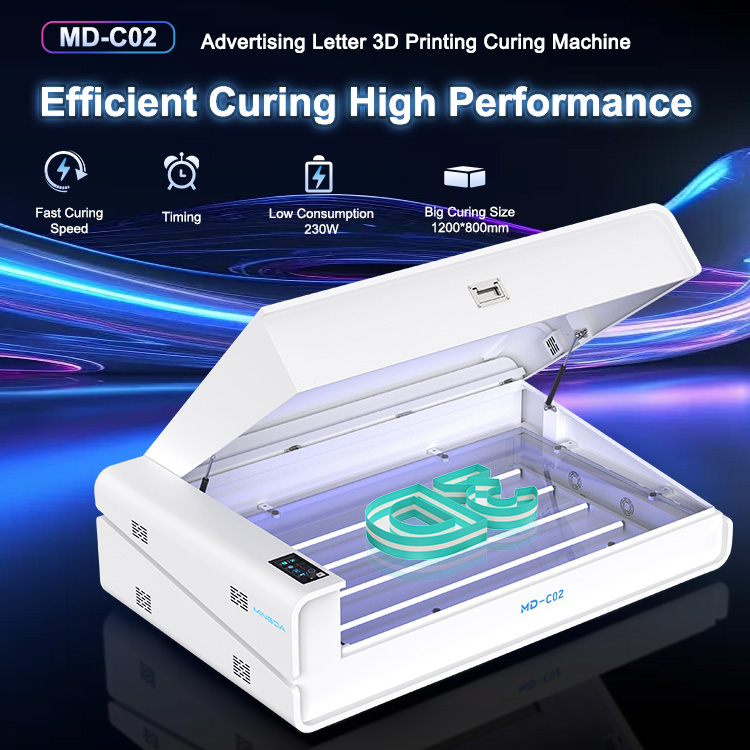 MD-C02 Special Offer 1200*800mm New Arrival Mini Led Uv Light Cure Curing Machine for Uv Glue