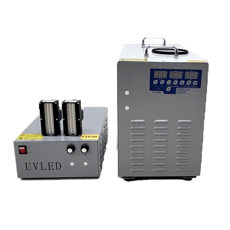 New 2400W High Power Double Light UV LED Curing Lamp Kit With UV Ink Water Cooling For Konica 1024i Printhead UV Screen Printing