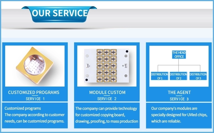 High Power UV LED Curing System Effectively for Industrial Printers-395Nm 385nm 365nm UVA COB UV Led Lamp Printer