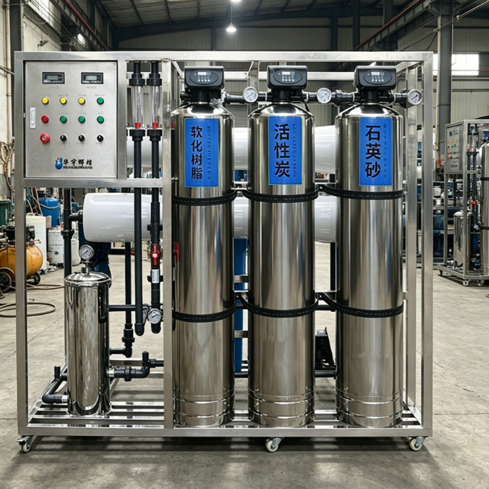 Factory Sale 2000lph Stainless Steel 304 Reverse Osmosis UV System Water Treatment Equipment For Drinking Water