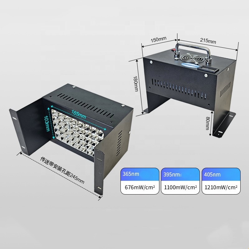 PLC Ultraviolet Light Curing Machine Lamination LED UV Curing Light Ink Shadowless Glue Dryer Resin Conveyor UV Curing Lamp