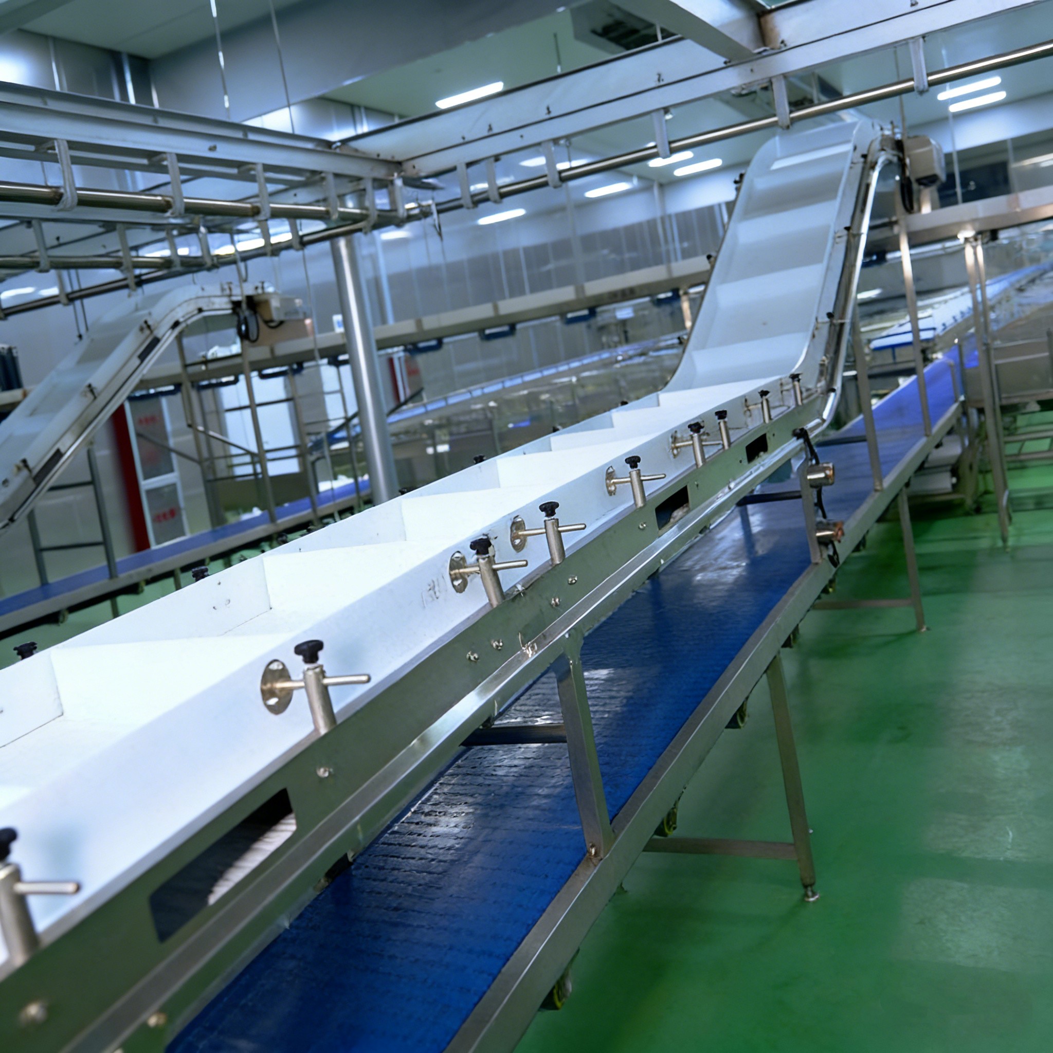 Industrial PVC/PU Conveyor System For Production Line