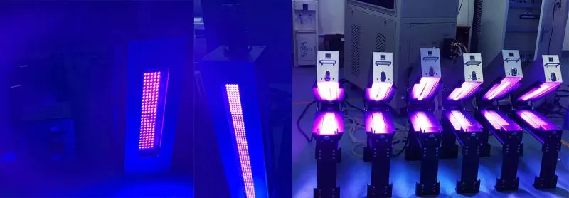 High Power Radiant Customize 2000W 2500W 3000W Water Cooled System UV LED Curing Equipment Silk Screen Printing UV LED Lamp