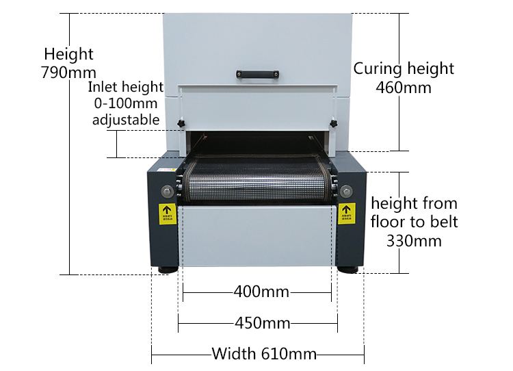 UV LED Curing Machine Wavelength 365nm UVA Small UV Glue Drying Equipment