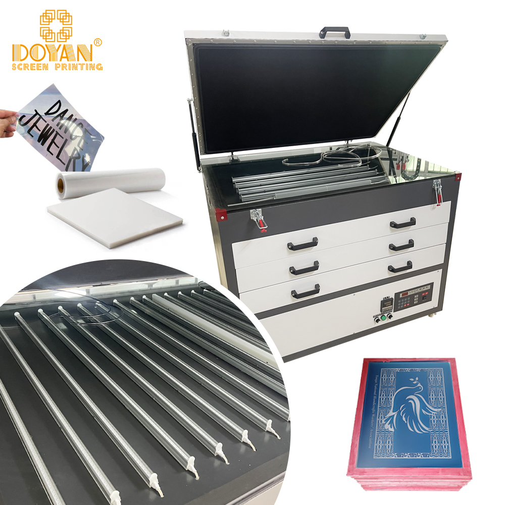 New DY LED UV Image Setter Screen Printing Exposure Machine with UV Lamp Vacuum Pump Flexo/Offset Plate Stamp Dryer Unit