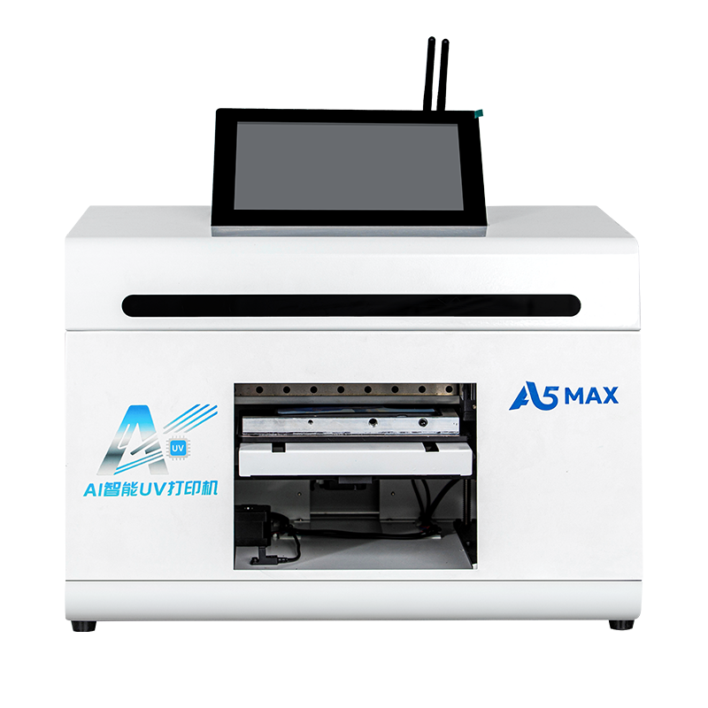 New A5 UV Printer With AI Scan Function For Notebook Covers, Phone Cases And Small Gift Boxes Custom Printing