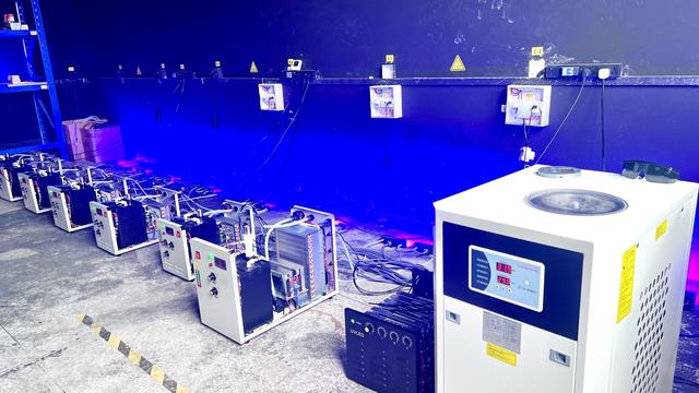 LumiCure UV LED curing lamp assembly workshop and engineering team at work