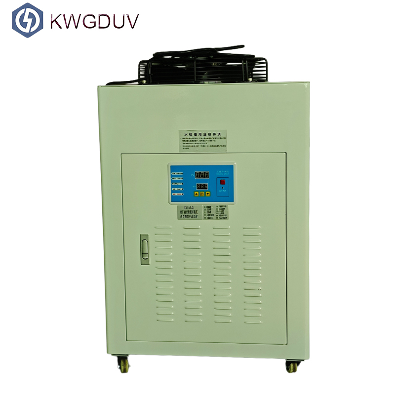Multi Function Circular Flat UV LED Lamp Curing Machine 600MM Wide Conveyor Belt with LED Water Tank for UV Curing Drying