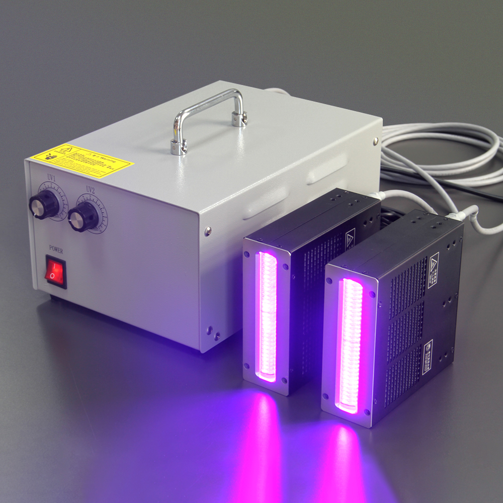 Custom 365nm 395nm High Power Air Cooling UV LED Curing Lamp System For Screen Printing Machine