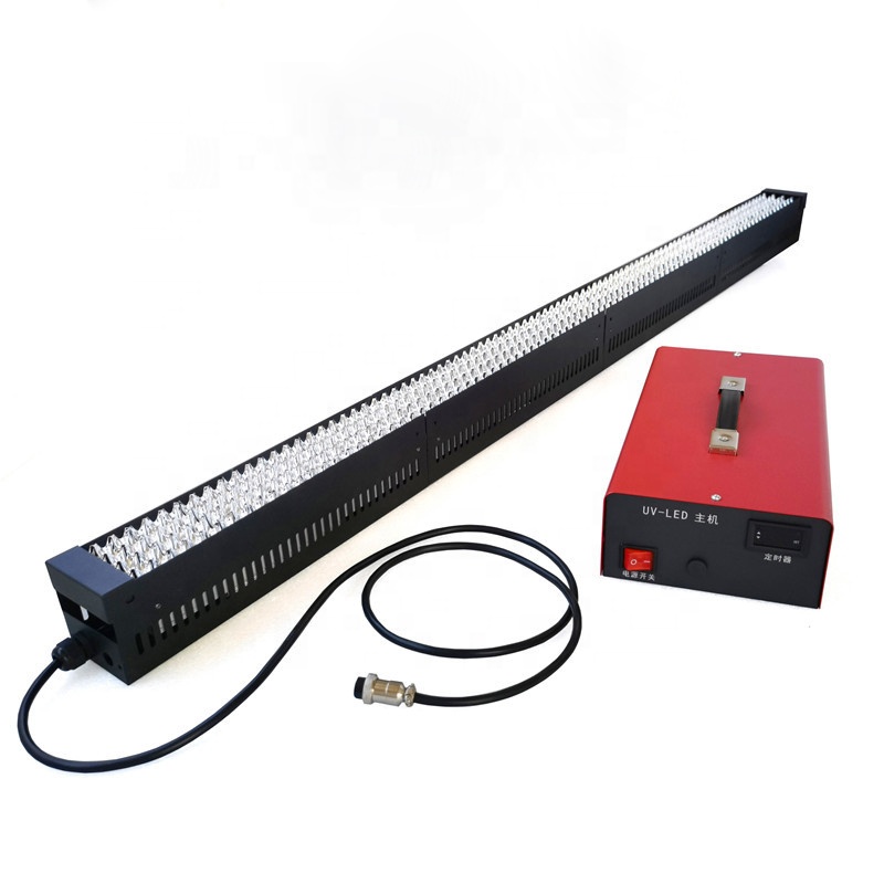 High Power 365nm 395nm UV LED Long Tunnel Curing Lamp System UV Flatbed Printer Ink Film Cure Lamp Screen Fast Drying Machine