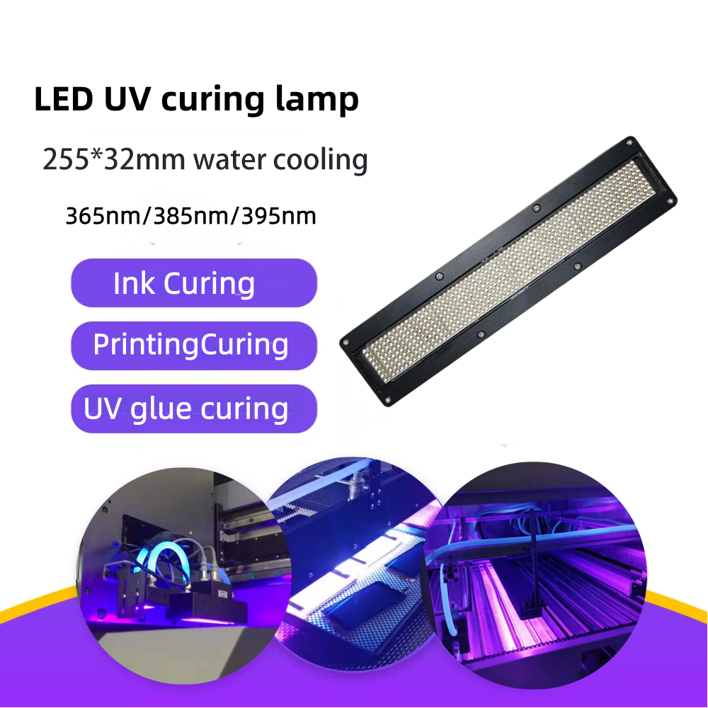 JINGLEIKE 1500W Water-Cooled Aluminum LED UV Curing Module with Rapid Heat Dissipation for UV Ink