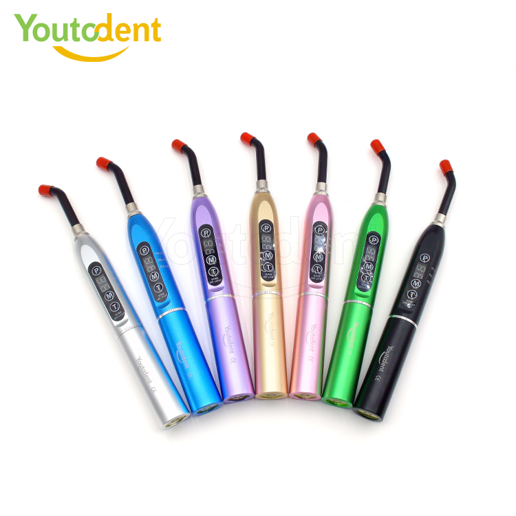 Wholesale Portable Cordless 405nm LED UV Curing Light Rechargeable Metal Dental Nail Art 3D Printing Resin Lamp Curing Light