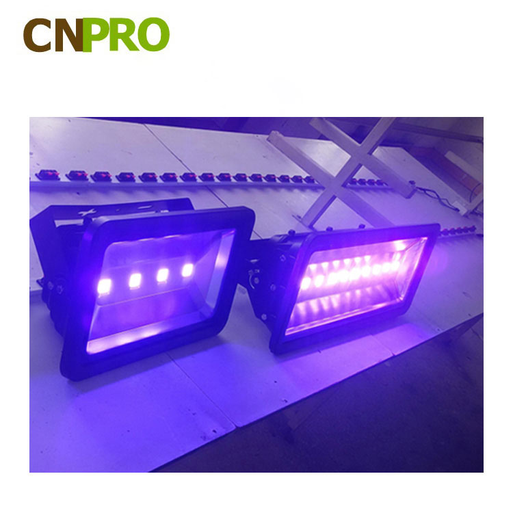 Hot Sale 10W 20W 30W 50W 80W 100W 150W 200W 250W UV Flood Led Light LED365nm UV Curing Lamp Black Light