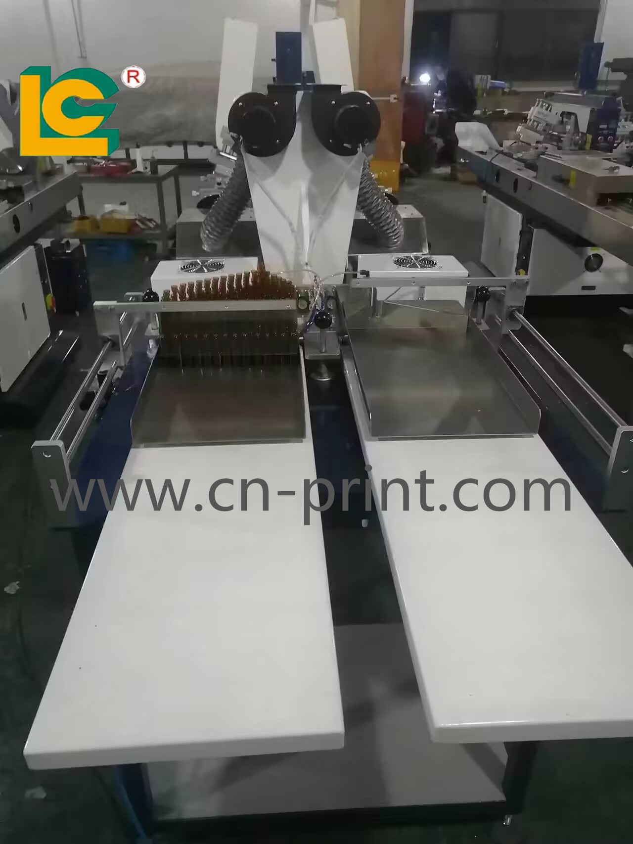 High-Speed Automatic Double Cylinder Screen Printing Machine Tube Printer Small Ampoule Bottles LED UV Curing System 7000