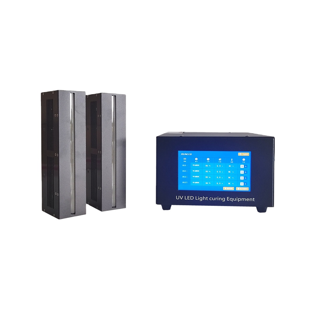 UV LED Linear Light Source Curing System High-Power 250W Natural/Fan Cooling UV Glue Bonding Fast Curing Drying Equipment