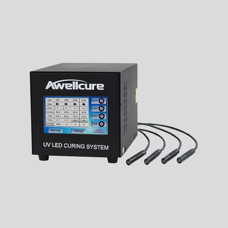 High Intensity LED and UV Spot Lamp Light-Curing Systems for Optical Lens