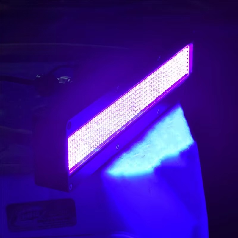 High-Power 1500W UV LED Lamp Water Cooling System for Screen Printing-395NM Wavelength 255x32MM Luminescent Surface Multi Office