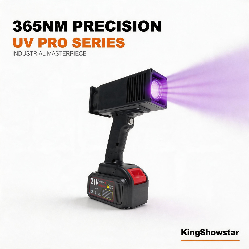 NEW 365nm High Power LED Ultraviolet Curing Light 50W/80W/150W UV Lamp For Industrial Inspection Rechargeable Portable UV Lights