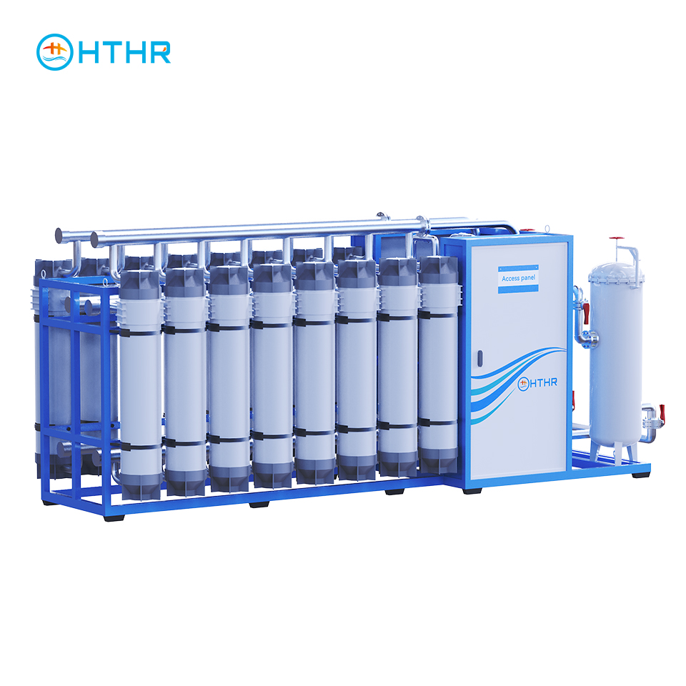 Industrial Ultrafiltration System , PVDF Hollow Fiber UF Membrane For Water Purification