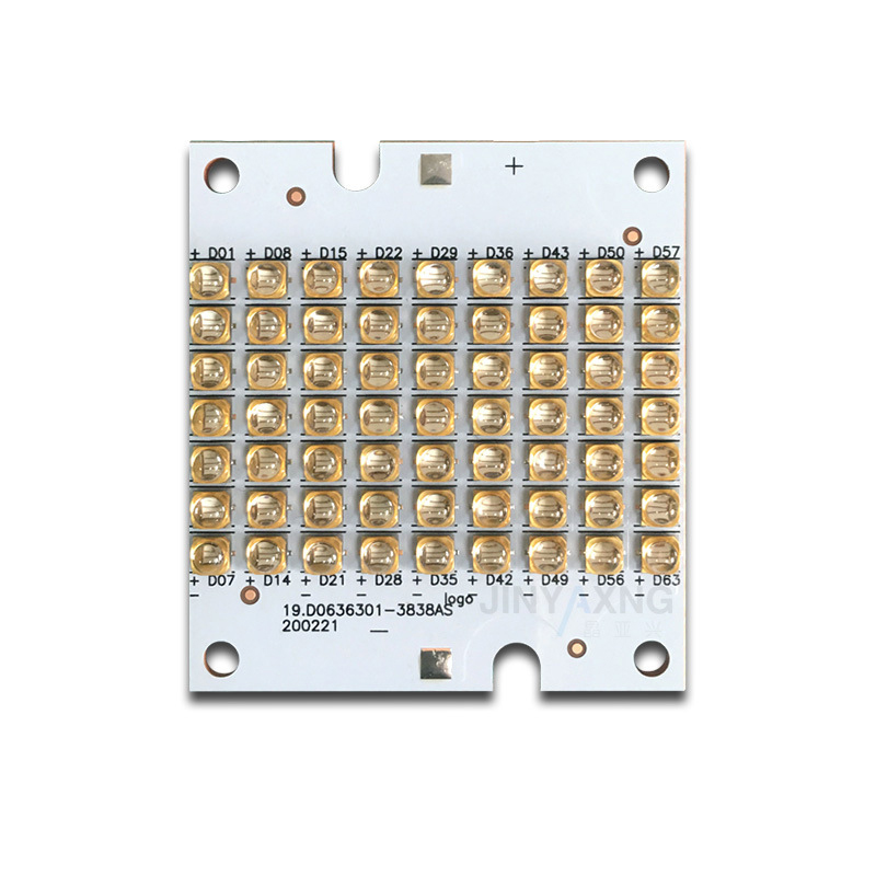 Chip COB UVA Array Lamp 365nm 385nm 395nm 405nm 100W 200W 300W UV LED Module for 3d Printer UV LED Curing