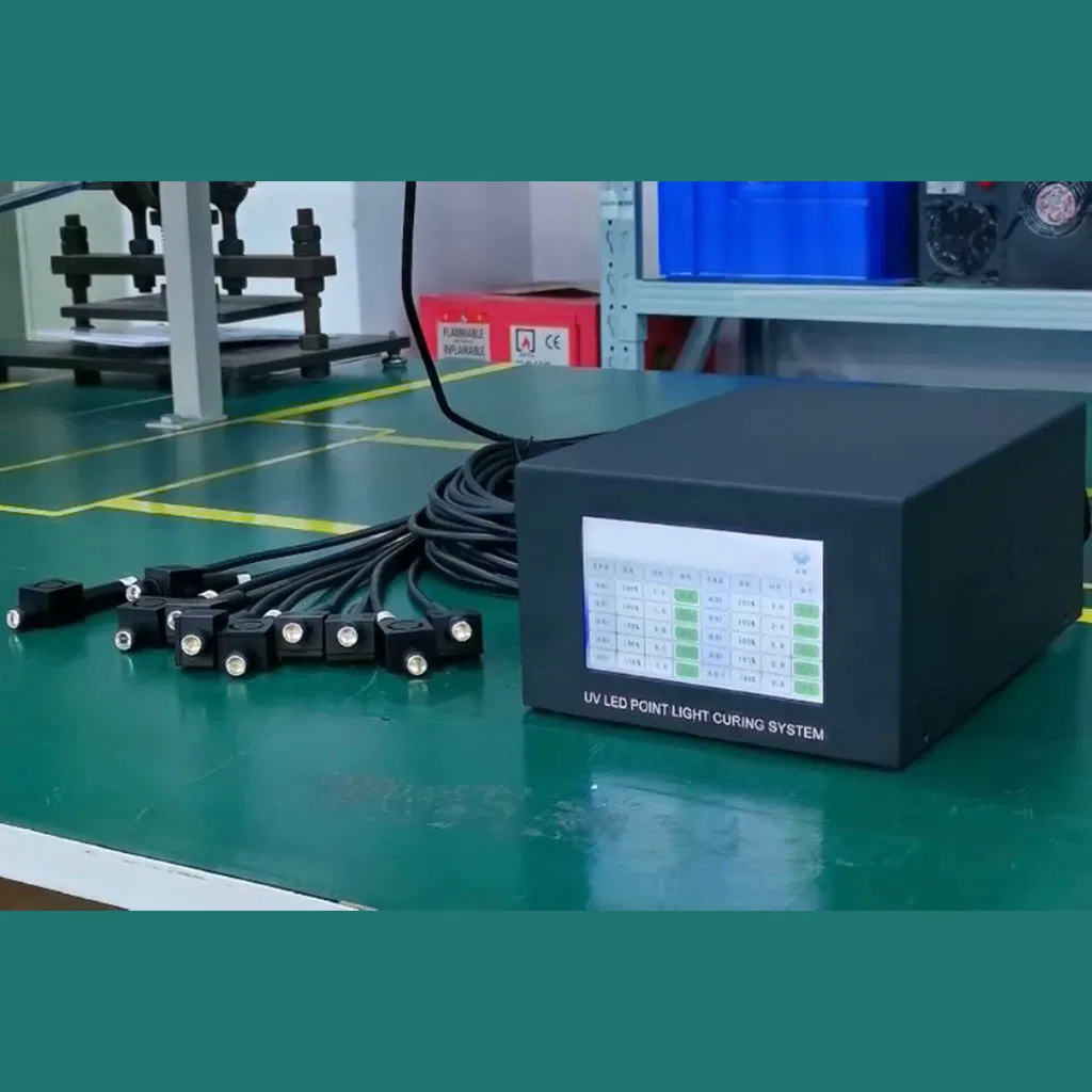 LED UV Curing Spot Lamp for Chip Decomposition Inmanufacturing Industry Equipped with an 5-Inch Intelligent Control System