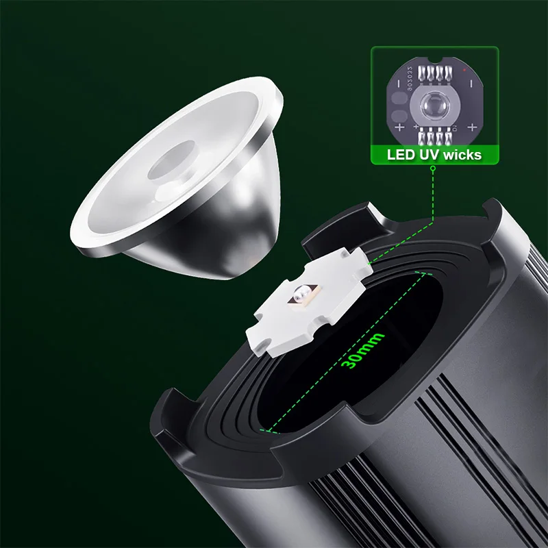 UV395 UV Intelligent Green Oil Curing LED UV Lamp for Motherboard PCB LCD Solder Repair Oil Adhesive