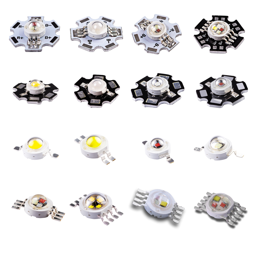 High power 1-3W Single Color led and RGB
