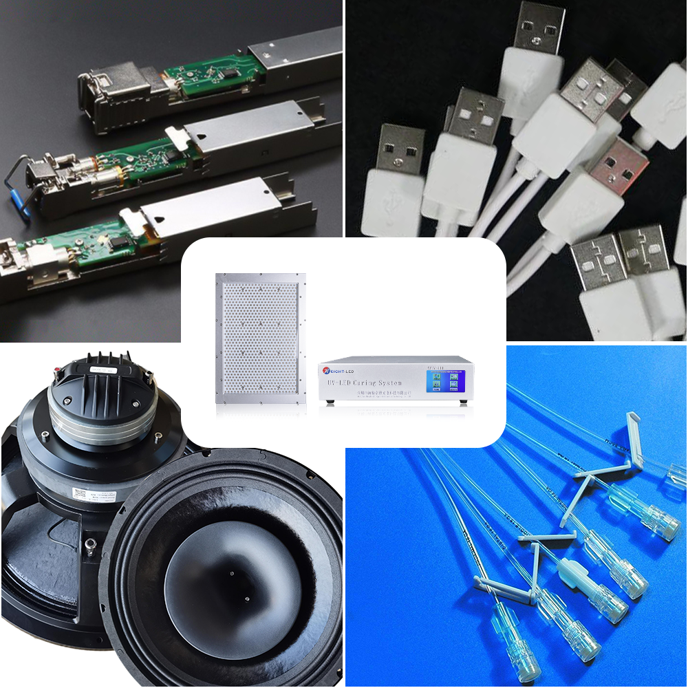 Standard Model UV LED Curing Light for Semiconductor Optical Communication Industry