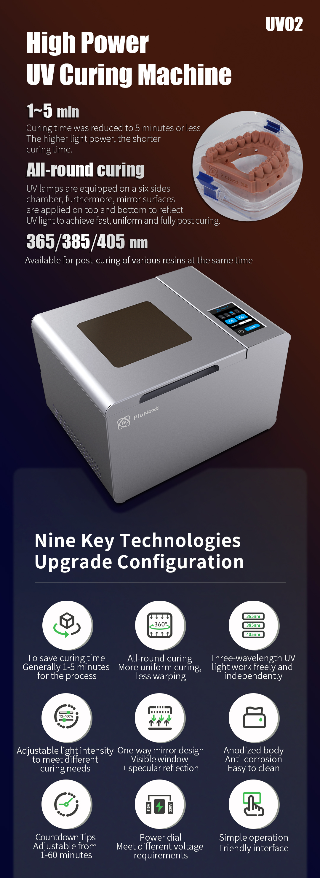 UV Curing Machine Angle View