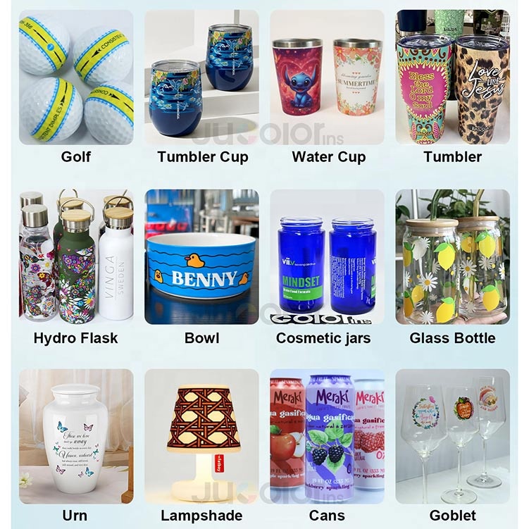 2026 New High Precision Ricoh Gen6 High Droplet 360 Seamless Cylinder UV Printer For Tapered Bottle And Tumbler