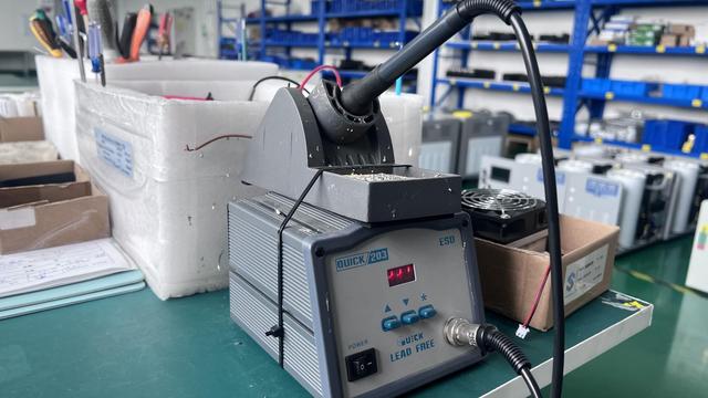LumiCure UV LED curing system production line in Dongguan manufacturing facility