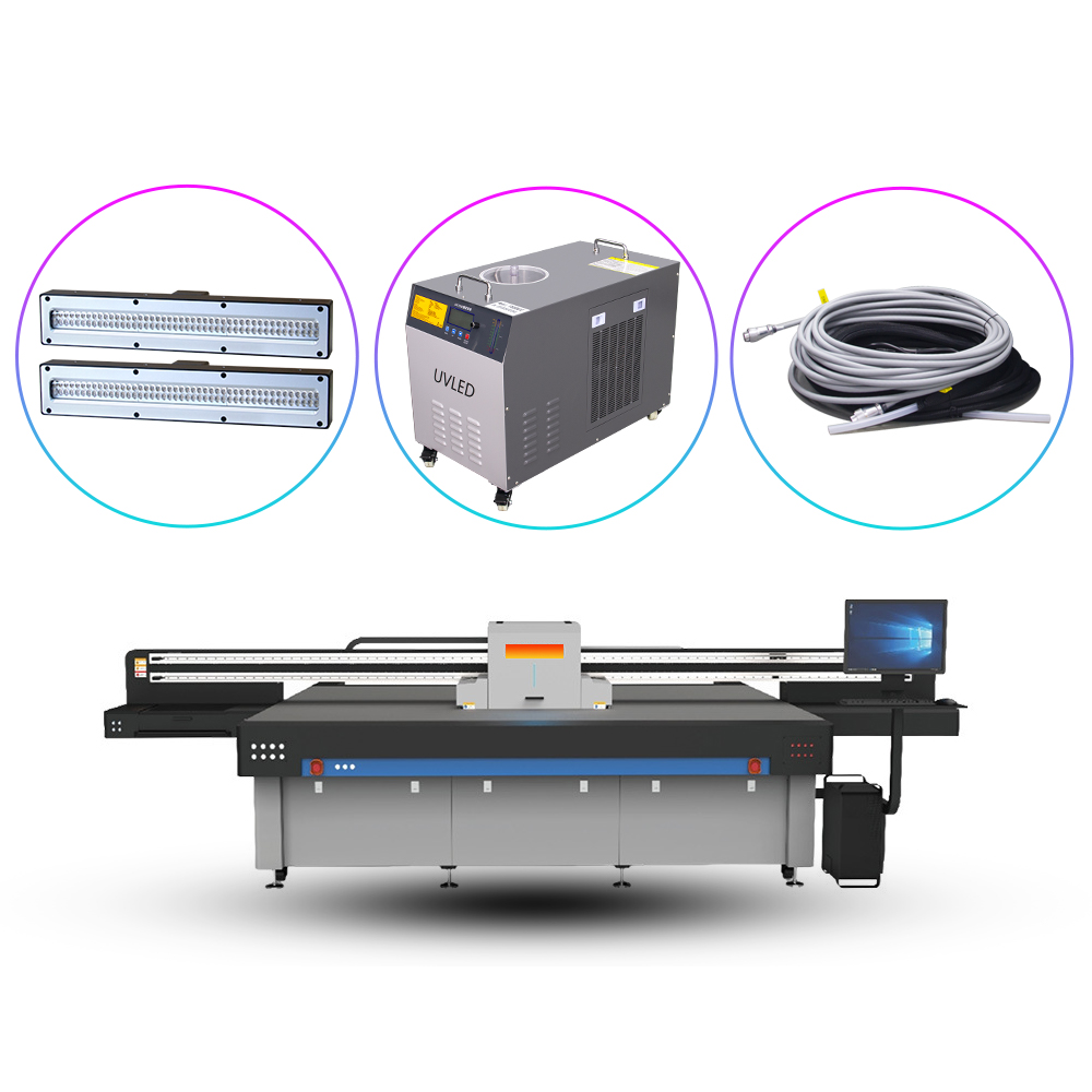 High Power Ultraviolet Lamp Fast Curing UV Glue Ink Resin Paints 3100W 395nm Water Cooled UV LED Curing Light System
