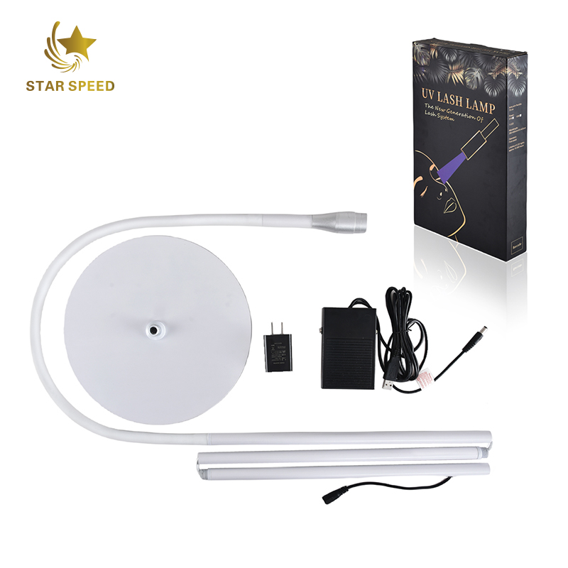 New LED UV Lamp for LED Eyelash System UV Light 405nm 0.3s LED Eyelash Glue Super Fast Curing UV Lash Adhesive Lamp 5/10 Watts